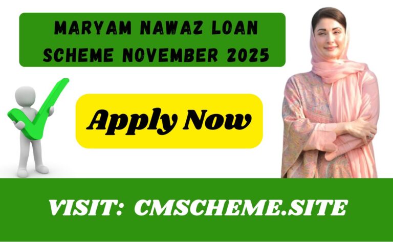Maryam Nawaz Loan Scheme November 2025